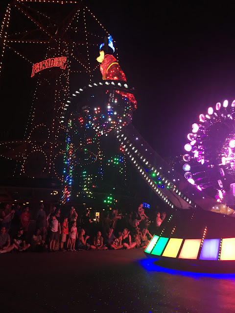 Mickey Mouse Paint The Night Parade Float Passes Golden Zephyr Disney California Adventure Disneyland