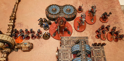 Warhammer 40k - 9th Edition - Chaos Daemons vs Adeptus Mechanicus - 1000pts - Eternal War - Incursion - Shifting Front Mission