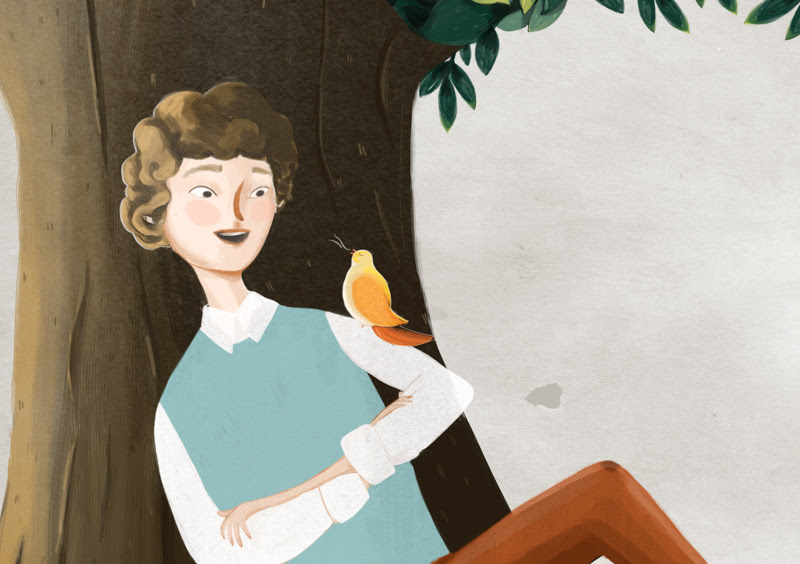 Illustrations by Mavisu Demirag from Turkey.