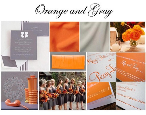 If you haven't figured it out we're going with orange and grey