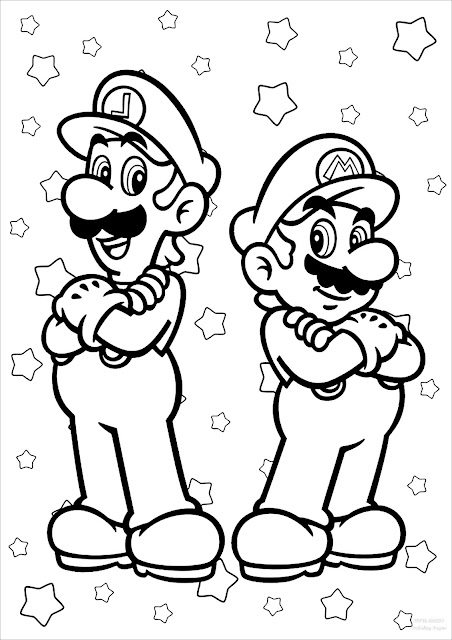 Super Mario, Mario Coloring Pages, Mario Coloring Pages Printable, Yoshi, Toad, Mario Coloring Pages PDF
