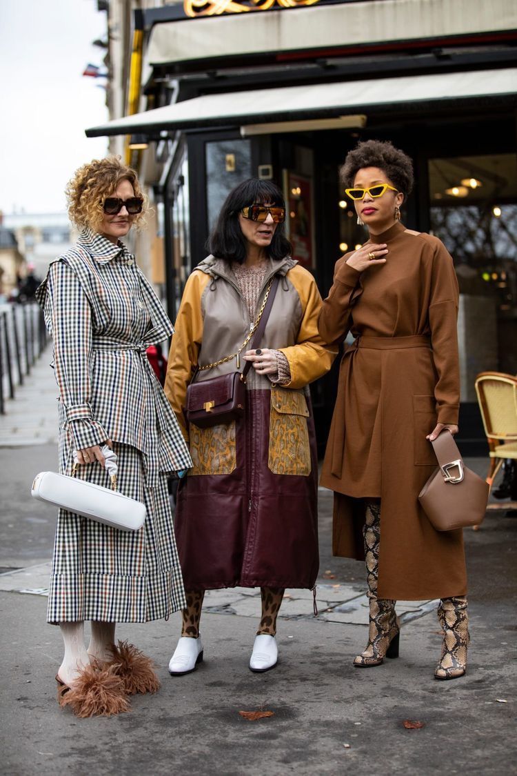 účastníčky Fashion Weeku, Paríž 2019