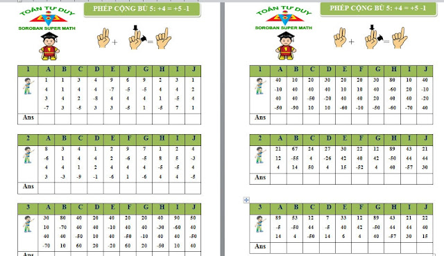 Tài liệu toán tư duy finger math pdf