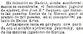 Recorte de La Vanguardia, 23/1/1905