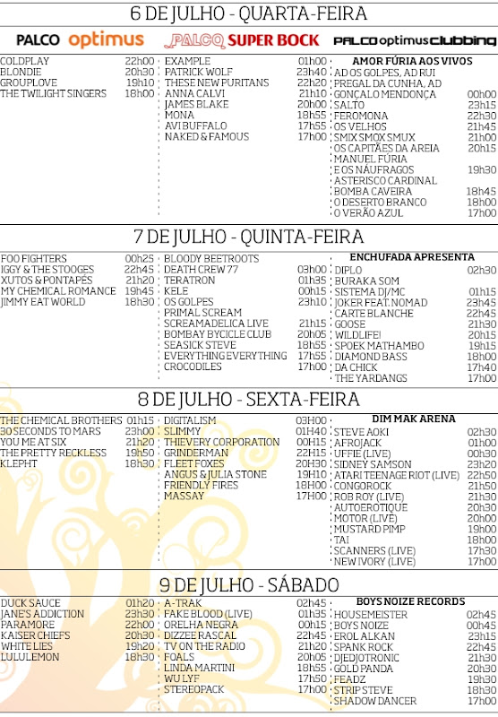 Horario Alive