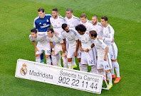 REAL MADRID C. F. - Madrid, España - Temporada 2014-15 - Casillas, Sergio Ramos, Pepe, Kroos, Benzema y Cristiano; James, Bale, Arbeloa, Marcelo y Modric - REAL MADRID C. F. 2 (Benzema y Cristiano Ronaldo), CÓRDOBA C. F. 0 - 25/08/2014 - Liga de 1ª División, jornada 1 - Madrid, estadio Santiago Bernabeu