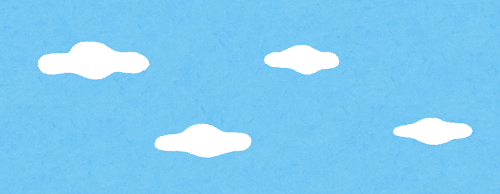 空の背景パターン「青空」