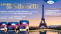 Logo Tena ''A Parigi con Solhouette'': vinci soggiorni, shopping da 2500€ e 260 shopping card da 50€