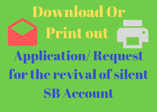 Post office SB account Revival form/application