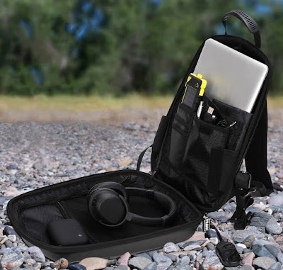 TRAKK Shell Waterproof Lightweight Bluetooth Enabled Wireless Maxbass Speaker Backpack