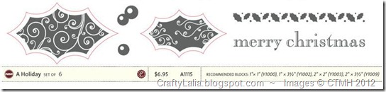 A1115 A holiday CTMH Cricut Close to My Heart