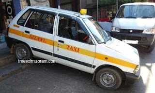 Aizawl taxi traffic aizawl