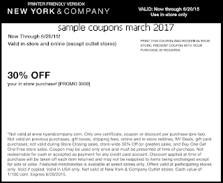 New York And Company coupons for march 2017