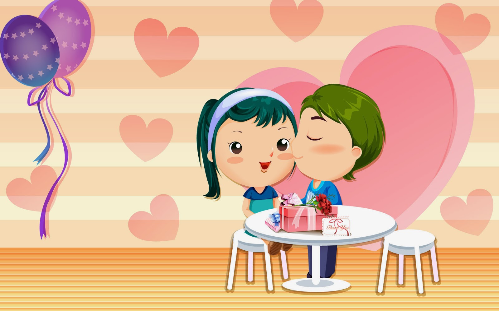 Kumpulan Gambar Wallpaper Terlengkap Gambar Kartun Romantis