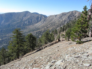 View northwest toward Windy Gap from Sadie Hawkins