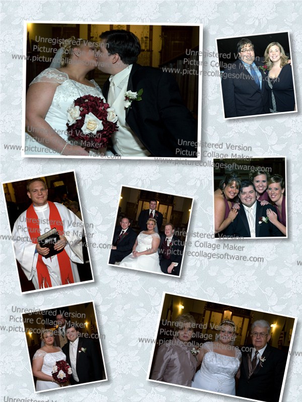 I used my wedding photos and one of the jumble templates and in less than 5