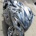 Silver Graffiti Alphabet Brushes on Motorcycles