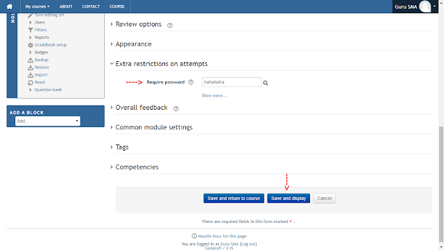 Membuat Quiz di Moodle