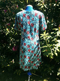 Creates Sew Slow: Silhouette Traditional Red Flower Dress