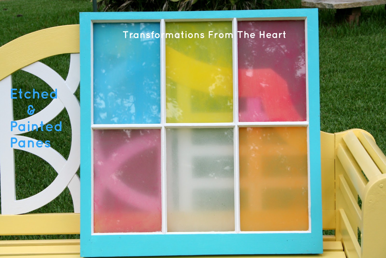 Old the painting windows new Frame~Colorful Heart:  Transformations addition Window glass old from in