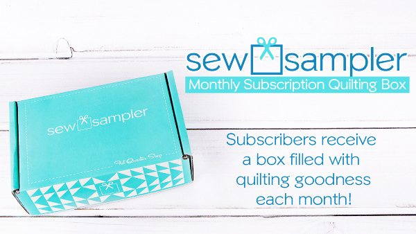 http://www.fatquartershop.com/sew-sampler-quilting-subscription-box