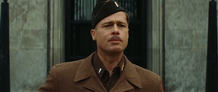 Screen Shot Of Inglourious Basterds (2009) Dual Audio Movie 300MB small Size PC Movie