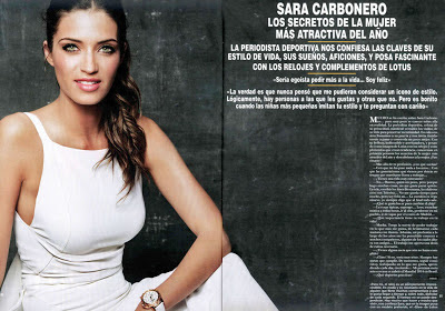 Sara Carbonero, Lotus y la revista HOLA