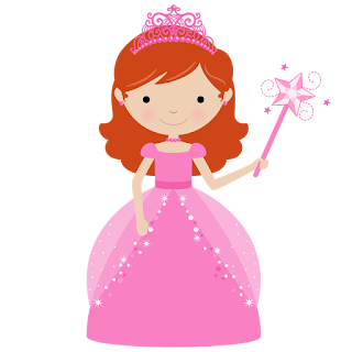 Princess and Cupcake Clipart