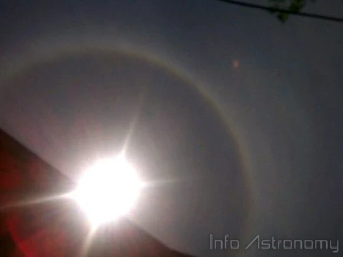 Foto-foto Halo Matahari di Indonesia 21 Agustus 2013