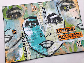 PaperArtsy FP002 Collage by Nikki Acton