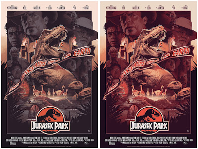 New York Comic Con 2019 Exclusive Jurassic Park Variant Screen Print by John Guydo x Bottleneck Gallery x Vice Press
