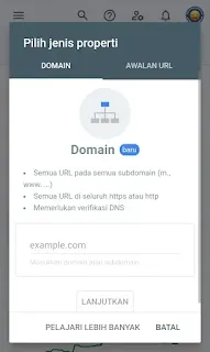 Cara Mendaftarkan Website ke Search Console Google