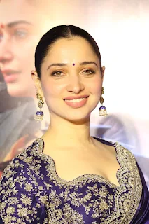 Tamannaah Bhatia saree Photos at Baak Movie Pre release