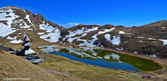 Prashar Lake, Mandi, Himachal, Snow