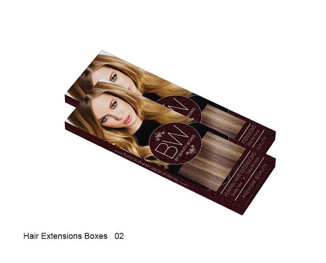 Give a volume or new look to your hair by hair extensions packed in Custom Hair Extension Boxes. These boxes are available in various sizes at PackagingNinjas.