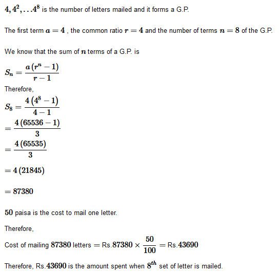 Solutions Class 11 Maths Chapter-9 (Sequences and Series)Miscellaneous Exercise