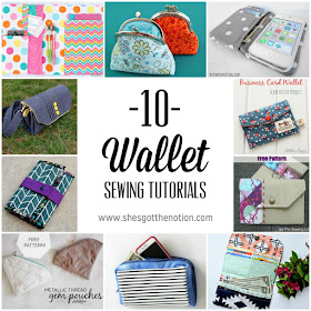 10 Wallet Sewing Tutorials | She's Got the Notion