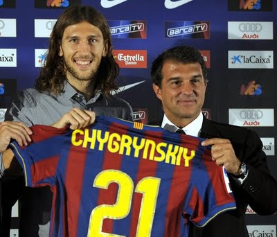  Barcelona  Dmytro Chygrynskiy Blog Baju  Bola  Sepak