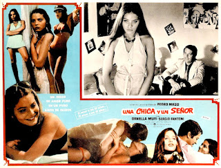 UNA CHICA Y UN SEÑOR. México: 41 x 31 cms. Fotocromo. UNA CHICA Y UN SEÑOR. 1974. España. Dirección: Pedro Masó. Reparto: Ornella Muti, Sergio Fantoni, Eduardo Fajardo, Emilio Gutiérrez Caba, Helga Liné, Pastor Serrador, Didi Sherman, Luis Varela, Queta Claver, Antonio Mayans, Manuel Alexandre, Tony Landa.