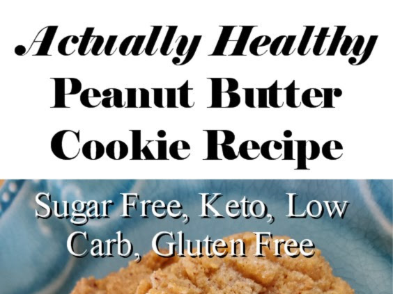 Actually Healthy Peanut Butter Cookies (Sugar Free, Keto, Low Carb, Gluten Free Recipe)