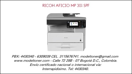 RICOH AFICIO MP 301 SPF