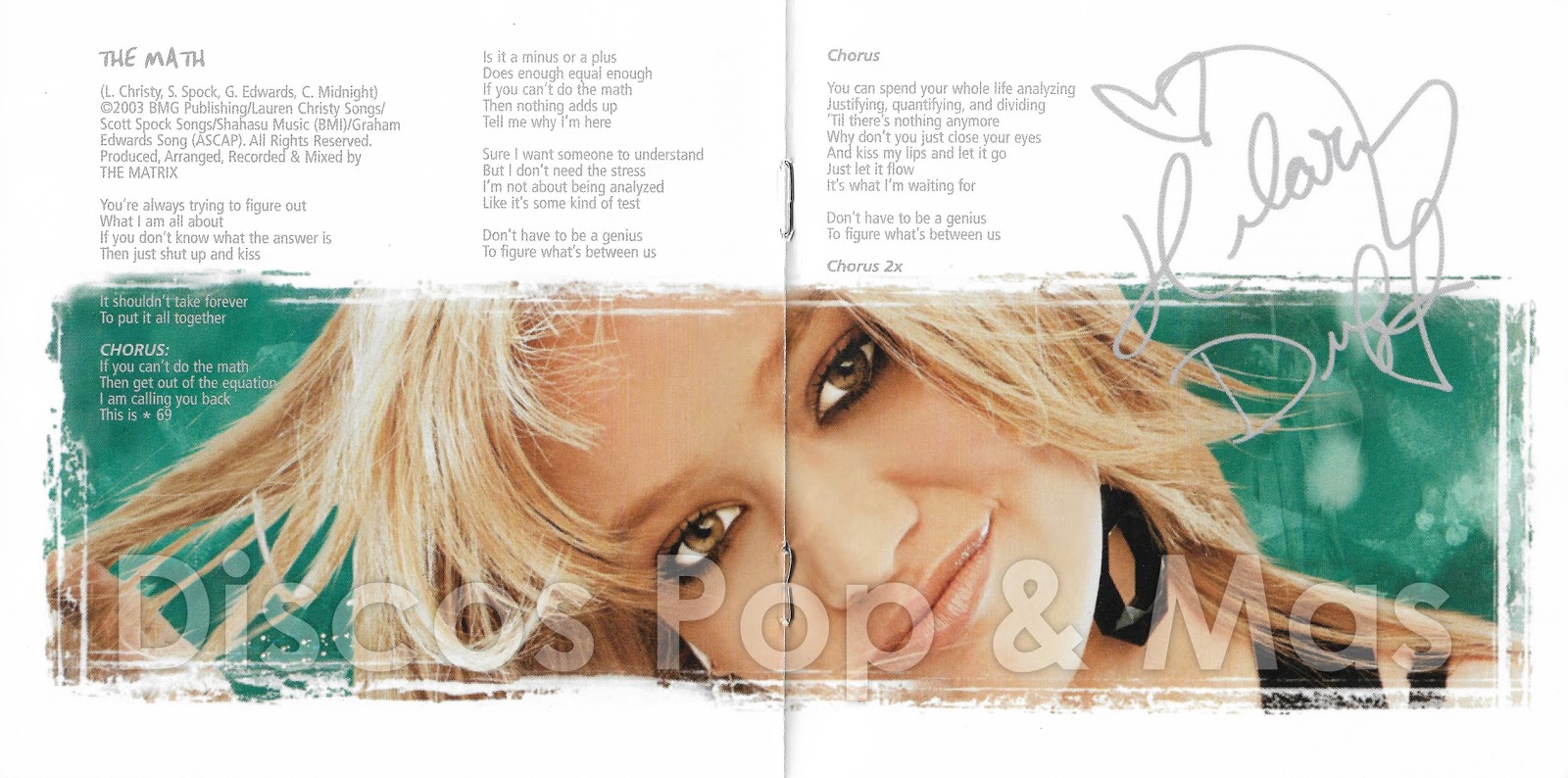 Discos Pop & Mas: Hilary Duff - Metamorphosis (US Version)