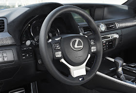 Interior view of 2016 Lexus GS-F