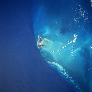 image: Bimini Island from space, NASA