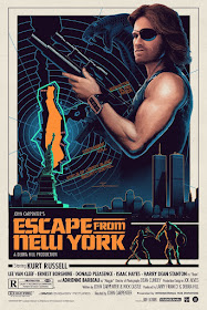 Escape from New York Regular Edition Movie Poster Screen Print by Matt Ferguson x Grey Matter Art