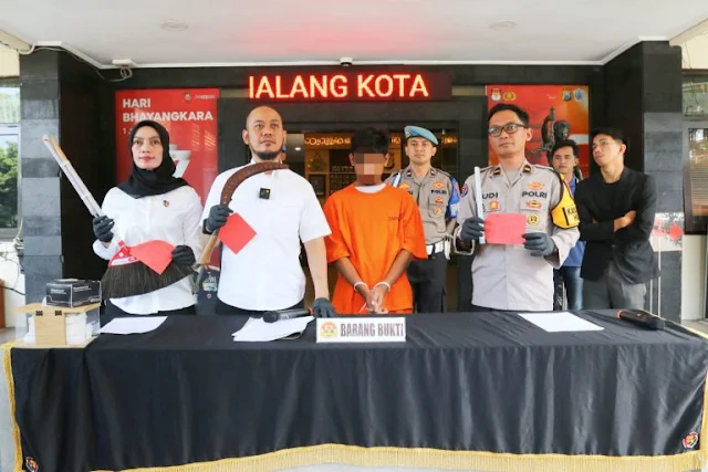 Cemburu, Suami di Muharto Kota Malang Bacok Istri yang Hamil 4 Bulan