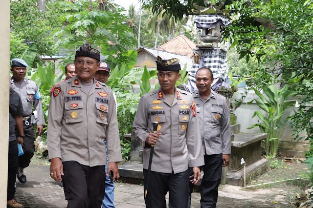Kapolres Klungkung Melaksanakan Kunjungan Kerja di Polsek Nusa Penida