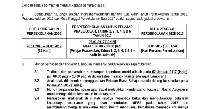 Contoh Surat Personal Kepada Perdana Menteri Malaysia