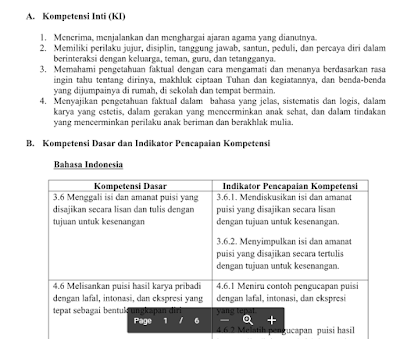 RPP Kurikulum 2013 Revisi 2017, RPP Kurikulum 2017