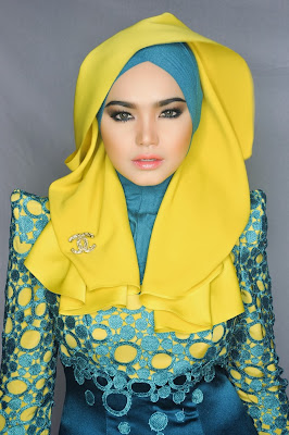 Hijab -Style -Artis -Cantik -Siti -Nurhaliza